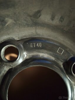 Prodám plechové disky 6Jx15 H2 ET40 - 3