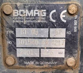 Pronájem, zapůjčení - vibrační pěch Bomag BT65 - 3