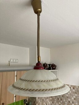 Skleněný lustr průměr 43 cm - 3
