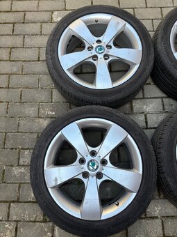 Alu kola 5x112 r17, Oct II, včetně letních pneu - 3