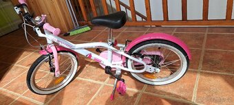 dětské dívčí růžové kolo btwin 16" - 3