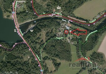 Prodej stavebního pozemku 1412 m2 u přehrady Kružberk, v obc - 3