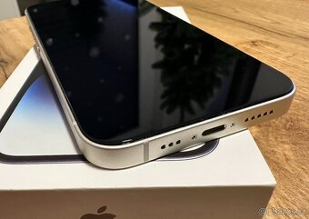 iPhone 14 bílý 128Gb, baterie 89%, záruka Alza 26/8/25, TOP - 3