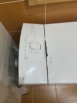 Prodám pračku Whirlpool AWE 4519 - funkční, horní plnění - 3