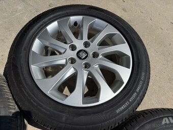 Sada alu kol SEAT Leon R16 5F0601025A letní pneu 205/55/16 - 3