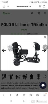 Skládací elektrická tříkolka - 3