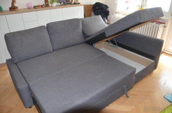 Rozkládací sedačka IKEA Friheten, TOP STAV - 3