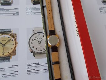 pekne zlacene damske funkcni hodinky prim rok 1974 s etui - 3