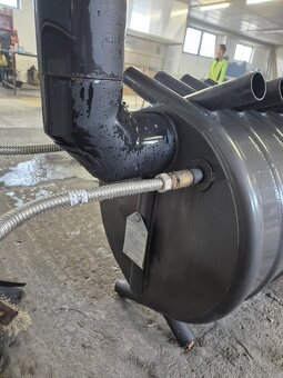 Teplovzdušná kamna na dřevo s výměníkem - 3