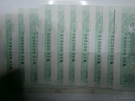 Velká sleva na komplet. sadu 100 Kč série M01-28 UNC - 3