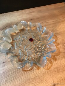 Skleněný Vánoční talíř - 3