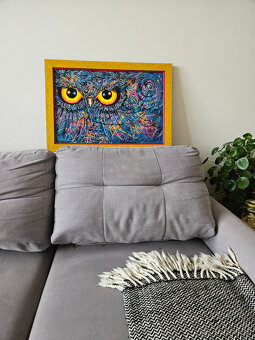 Originální obraz umělce z Peru (Cusco), rámovaný. - 3