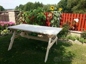 Zahradní stůl a lavice - 3
