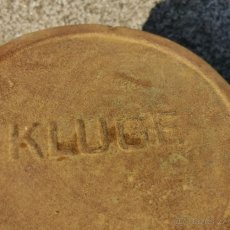 PRODÁM VELMI STAROU PLECHOVOU DÓZU- PLECHOVKU KLUGE - 3