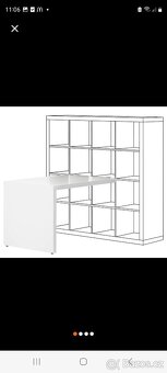 Ikea policový regál Kallax + stůl - 3