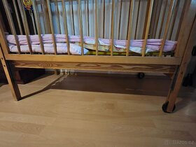 Dětská dřevěná postýlka - 3