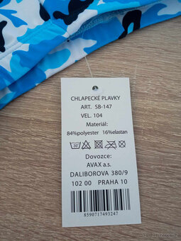 Chlapecké plavky vel.104 N.O.V.É. - 3