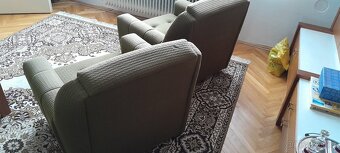 Rozkládací sedací souprava + 2 křesla - 3