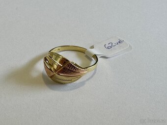 Zlatý dámský prsten 14k 585/1000 - 3