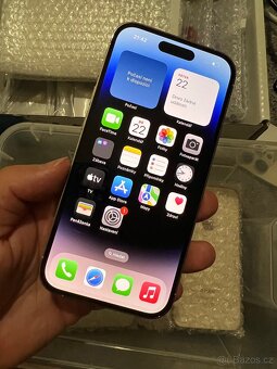 iPhone 14 PRO 256Gb v krásném stavu, stříbrný - 3