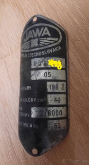 Stitek jawa pionyr 05 1962 prvý model - 3