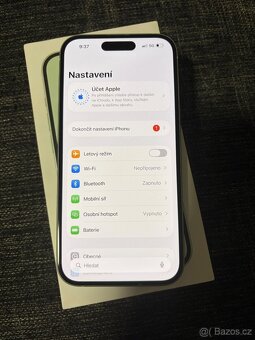 Apple iPhone 15 128gb Green kondice baterie 87% s kabelem po - 3