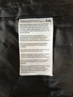 Dívčí vlněný kabátek s podšívkou, vel. 140 - 3