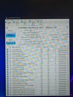 Prodám Toshiba MG09 18TB  / záruka 2029 - 3