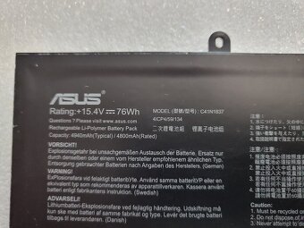 Notebook baterie ASUS C41N1837 ( NEZNÁMÝ STAV ) - 3