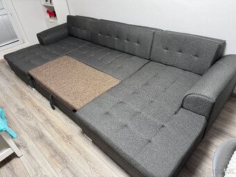 Rozkládací sedačka ve tvaru U. - 3