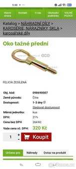 Tažné oko felicie - 3