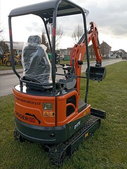 minibagr, pásový bagr, motor Kubota , bagřík - 3