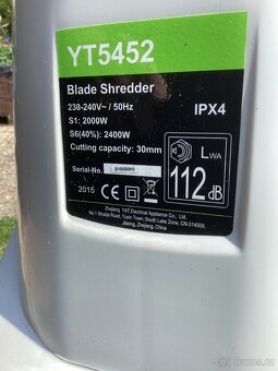 ELEKTRICKÝ DRTIČ-ŠTĚPKOVAČ YT5452 - 3