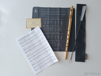 Prodám novou Irskou flétnu Clarke Gold Plated’ Original D - 3