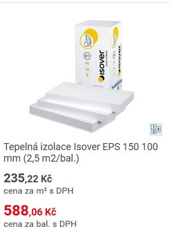 Podlahový polystyren EPS150 100mm - 3