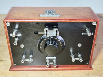 Starožitná rádio krystalka Telefunken TeCo, 1926 - 3