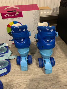 Dětské kolečkové brusle modré 27-30 - 3