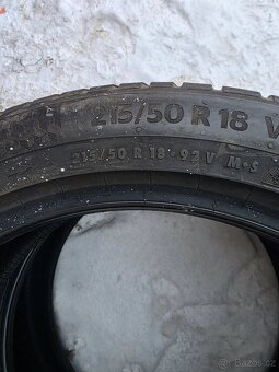 2 ks 215/50/18 Continental 8 mm - 3