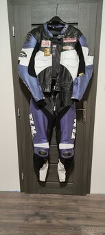 🏍 Kožená dvoudílná kombinéza FLM – vel. 52 - 3