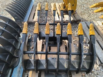 Hrábě na bagry 3-15t - 3