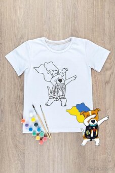 Dětské tričko - omalovánka výška - 3