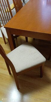 Jidelni stul  + 6 zidli - 3