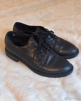 Kožené boty Baťa velikost 36, černá barva - 3
