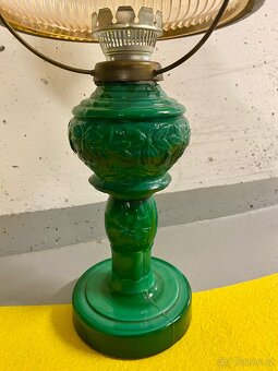 Starožitný Malachitová Lampa - 3