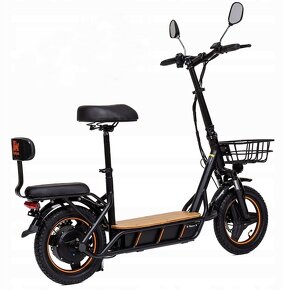 Skládací elektrická koloběžka DUO 14“ kola (vylepšený model) - 3