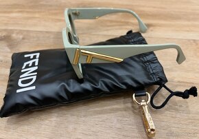 🕶️ Luxusní sluneční brýle Fendi First – mátově zelené – TOP - 3