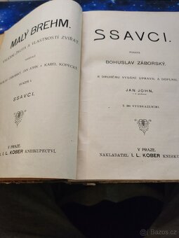 Knihy Malý Brehm komplet 1896 2.vydání Kober - 3