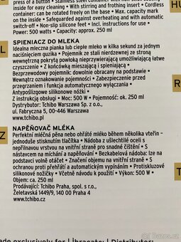 Nový elektrický napěňovač mléka Tchibo - orig. balení - 3