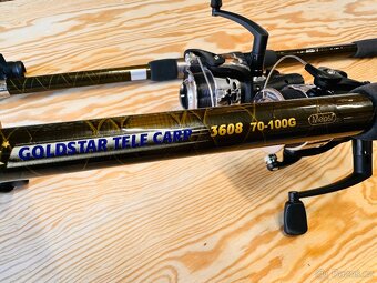 SET 2 + 2 / TELESKOPICKÉ PRUTY MEPSI GOLDSTAR TELE CARP / 3, - 3