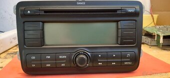 Originální autorádio Škoda Dance - plně funkční + PIN - 3